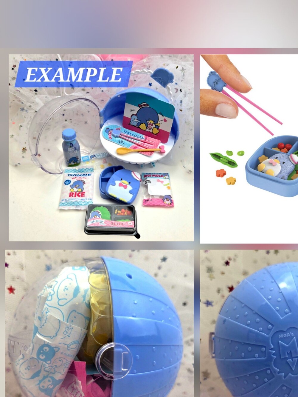 Tuxedosam Bento Box -MGA Miniverse Sanrio Series 4 - NEW Unmade Confirmed